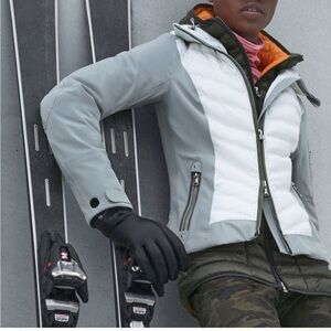 Bogner Fire + Ice Janka3 Insulated Sport Ski Jacket white and grey M/8